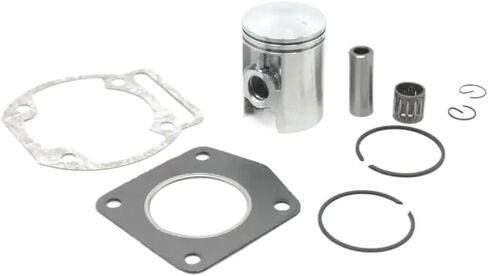 Piston Ring Bearing Gasket Kit 39MM 12MM Compatible With Husky Malaguiti LEM 50CC AC Franco Morini S5E S5N S6E(Only Gasket) in Saudi Arabia
