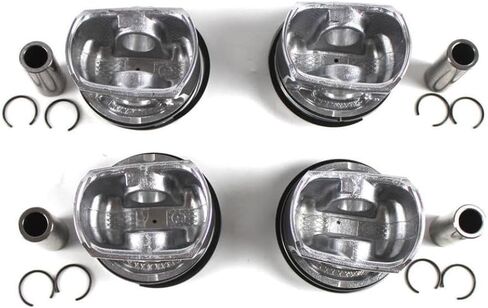 Piston And Ring Set 11257566019 STD 77mm Compatible With 2006-2016 R55-R61 N14 TURBO Cooper Countryman 1598 CC 16V Engine in Saudi Arabia