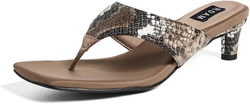 R0AM Women's The Kitty Thong Heel in Kuwait