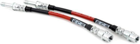 ECS Exact-Fit Stainless Steel Brake Lines - Front and Rear Kit Compatible with BMW F22, F23, F30, F31, F32, F33, F34, F36 Models in Saudi Arabia