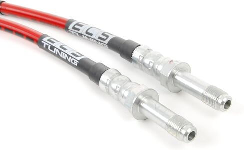 ECS Exact-Fit Stainless Steel Brake Lines - Front and Rear Kit Compatible with BMW F22, F23, F30, F31, F32, F33, F34, F36 Models in Saudi Arabia