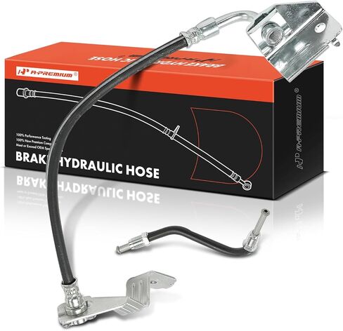 A-Premium Rear Passenger Side Brake Hydraulic Hose Compatible with Select Hyundai, Kia Models - Accent 2018-2022, Rio 2018-2023 - Replace# 58738H8000 in Saudi Arabia