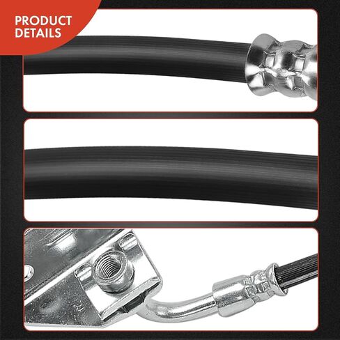 A-Premium Rear Passenger Side Brake Hydraulic Hose Compatible with Select Hyundai, Kia Models - Accent 2018-2022, Rio 2018-2023 - Replace# 58738H8000 in Saudi Arabia