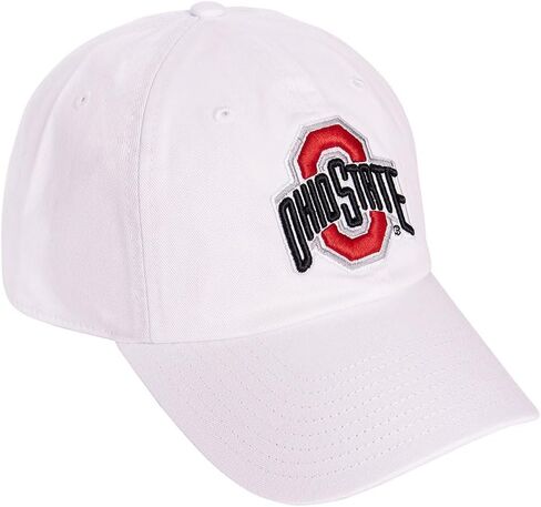 صبار الصحراء، قبعة بيسبول جامعة ولاية أوهايو، OSU Buckeyes، قبعات مطرزة، قبعة قابلة للتعديل، حزام قماش للبالغين (نمط M1) أبيض in Saudi Arabia