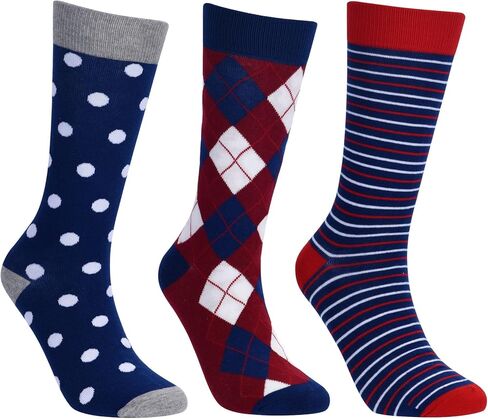 جوارب No Cold Feet للرجال - 3 عبوات من الجوارب الكلاسيكية الناعمة، راحة طوال اليوم للعمل أو العمل أو حفلات الزفاف in Kuwait