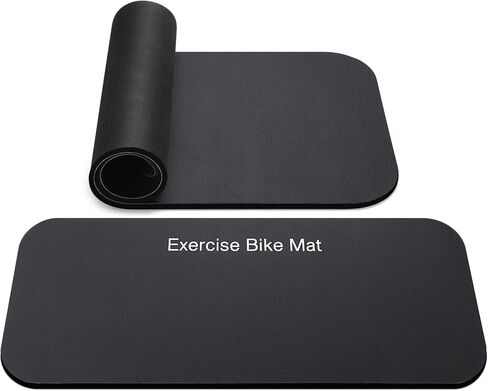 TOBWOLF 2PCS حصيرة غير قابلة للانزلاق متوافقة مع دراجة Peloton، مفهوم 2 آلة التجديف، حصيرة دراجة التمرين، حصيرة جهاز المشي للسجاد والأرضيات الصلبة، حصيرة تجريب لمدرب الدراجة، دراجة تدور ثابتة in Saudi Arabia