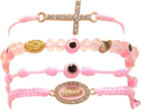 سلسلة عين الشر 7 عقدة محظوظة أساور سان يهوذا سوار مريم العذراء تميمة حماية المجوهرات للنساء والرجال in Kuwait