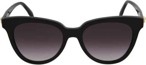 نظارات شمسية من ألكسندر ماكوين عين القطة، نظارات سوداء فاخرة مصنوعة في إيطاليا، إطار من الأسيتات، أزياء مصممة للفخامة اليومية in Kuwait