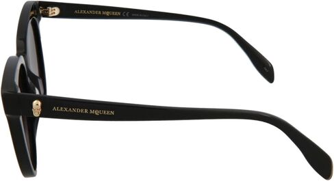 نظارات شمسية من ألكسندر ماكوين عين القطة، نظارات سوداء فاخرة مصنوعة في إيطاليا، إطار من الأسيتات، أزياء مصممة للفخامة اليومية in Kuwait