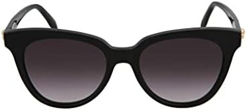 نظارات شمسية من ألكسندر ماكوين عين القطة، نظارات سوداء فاخرة مصنوعة في إيطاليا، إطار من الأسيتات، أزياء مصممة للفخامة اليومية in Kuwait