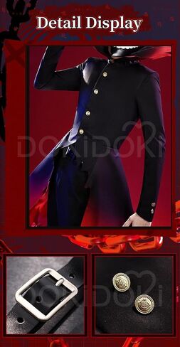 KIRA KIRA Okarun Cosplay with Mask Upgraded Doki-SR Dandadan Takakura Ken Okarun Cosplay Costume for Halloween in Saudi Arabia