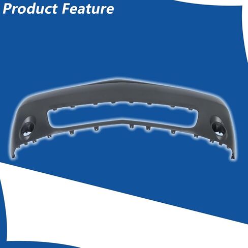WFLNHB Plastic Front Bumper Cover with Fog Light Holes Primered Replacement for Challenger 2015-2023 68258730AB CH1000A20 in Saudi Arabia