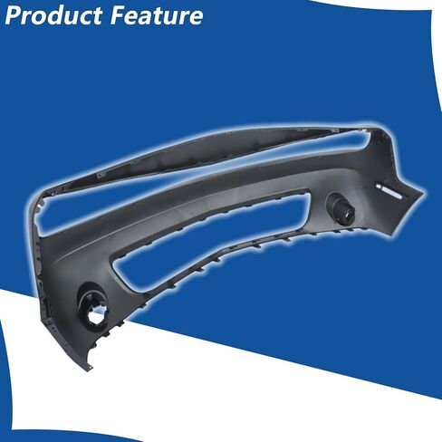 WFLNHB Plastic Front Bumper Cover with Fog Light Holes Primered Replacement for Challenger 2015-2023 68258730AB CH1000A20 in Saudi Arabia