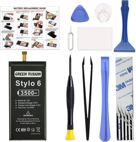 for Pixel 6 Battery, GMSB3 Compatible with Google Pixel 6 Battery Replacement (New Upgraded) with Installation Instruction & Repair Toolkit GB7N6, G9S9B16, G9S9B, GR1YH in Kuwait