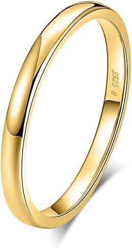 Ginger Lyne Collection 2mm Wedding Band for Men or Women Black Gunmetal over Solid Sterling Silver Comfort Fit Bridal Ring in Saudi Arabia
