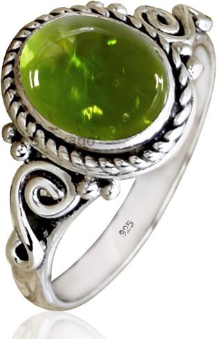 925 Sterling Silver Ring for Womens Emerald Ring, Engagement Ring Bezel Set May Birthstone Gemstone Ring, Christmas Gift in Saudi Arabia