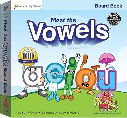 Preschool Prep Company Meet The Vowels Board Book in Kuwait