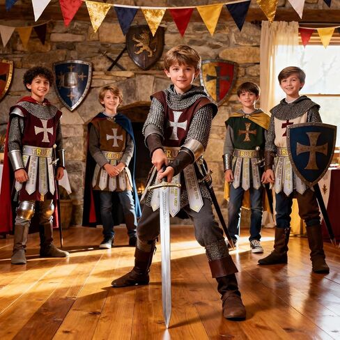 6 Pcs Armor of God Crafts Kit Belt 20inch DIY Belts for Kids Christian Bible Religious Sunday School Crafts with Elastic Ropes for Home School Classroom Activity Party Decoration in Kuwait