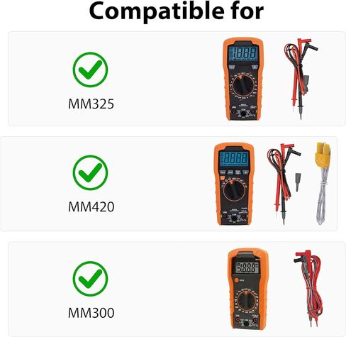 حافظة صلبة متعددة العدادات لجهاز Klein Tools MM400 / MM325 / MM300، متوافقة مع مجموعة الاختبار الكهربائية 69149P من Klein Tools، صندوق تخزين واقي محمول (الجراب فقط) in Kuwait