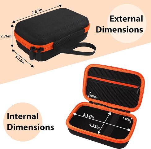 حافظة صلبة متعددة العدادات لجهاز Klein Tools MM400 / MM325 / MM300، متوافقة مع مجموعة الاختبار الكهربائية 69149P من Klein Tools، صندوق تخزين واقي محمول (الجراب فقط) in Kuwait