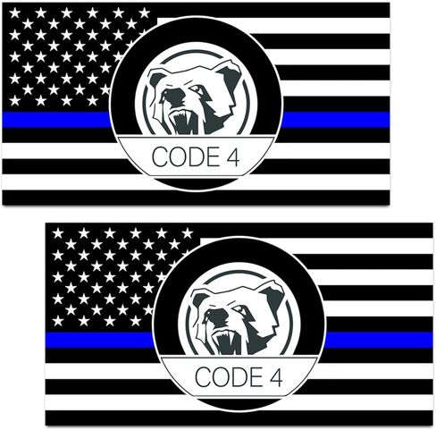 رمز مغناطيسي رفيع باللون الأزرق 4، مغناطيس سيارة Blue Lives Matter للشاحنة، وسيارات الدفع الرباعي، وصندوق البريد، والثلاجة | أظهر دعمك لإنفاذ القانون باستخدام رمز الرمز 4 (D قطعتان) in Saudi Arabia