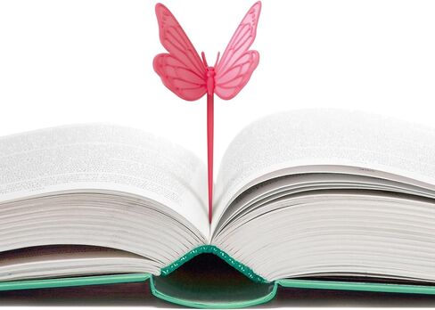 Genuine Fred FLUTTERMARKS Butterfly Bookmarks – Set of 3 Soft Silicone Page Markers – Vibrant and Flexible Bookmarks for Readers and Book Lovers in Saudi Arabia