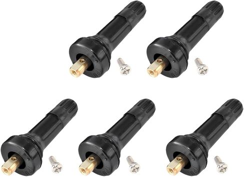 5 قطع جذع صمام إطار السيارة TPMS، فتحات حافة أنبوبية للسيارة، مستشعر ضغط صمام الهواء، استبدال سيقان عجلة السيارة القوية، عالمية لشاحنة سيارات الدفع الرباعي in Kuwait