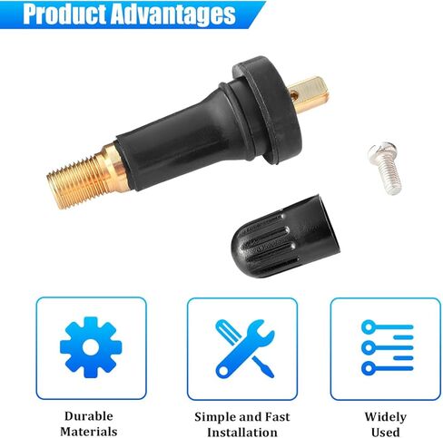 5 قطع جذع صمام إطار السيارة TPMS، فتحات حافة أنبوبية للسيارة، مستشعر ضغط صمام الهواء، استبدال سيقان عجلة السيارة القوية، عالمية لشاحنة سيارات الدفع الرباعي in Kuwait