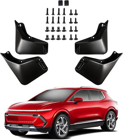 Mud Flaps for Chevrolet Equinox EV 2024-2025,Upgraded Mudflaps Wheel Tire Splash Guards for Chevy Equinox EV Exterior Accessories,All Weather No Drilling Required 4PCS Fender in Saudi Arabia