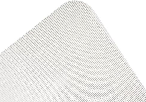 Pair White Fun Truck Pattern Semi Truck Straight Splash Guard 24" x 24" Heavy Duty Polymer Mud Flaps in Kuwait