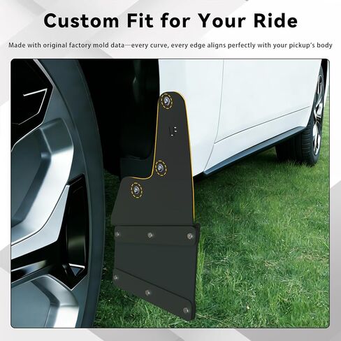 واقيات الطين من الطين لـ 2019-2024 دودج رام 1500 واقي الطين الأمامي والخلفي بدون TRX Rebel Classic بدون حفر (مجموعة 4 قطع) in Kuwait