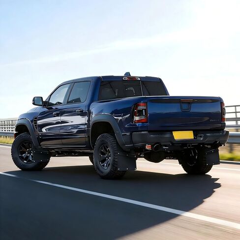 واقيات الطين من الطين لـ 2019-2024 دودج رام 1500 واقي الطين الأمامي والخلفي بدون TRX Rebel Classic بدون حفر (مجموعة 4 قطع) in Kuwait