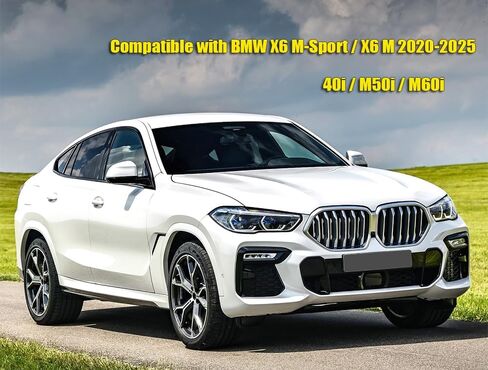 Mudguards Mud Flaps Splash Guards Fenders Compatible with BMW X6 40i M50i M60i 2020-2025, 4pcs Mud Guard Kit, Black in Saudi Arabia