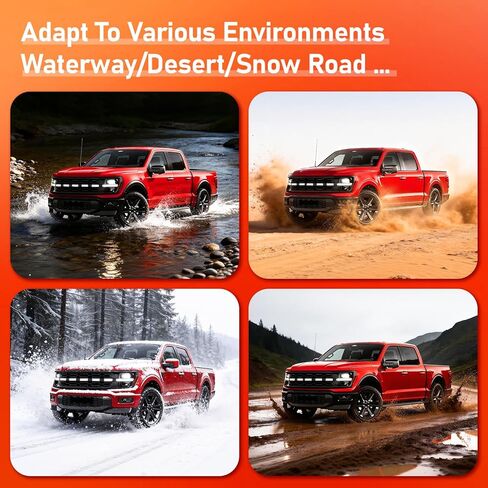 Mud Flaps Delete Compatible with 2021-2026 Ford F150 2WD/4WD Accessories,Mud Splash Guards Mudflaps Delete Fit for F150,All Weather No Drill Holes Wheel Tire Sediment Protection in Saudi Arabia