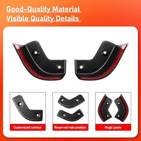 Mud Flaps Delete Compatible with 2021-2026 Ford F150 2WD/4WD Accessories,Mud Splash Guards Mudflaps Delete Fit for F150,All Weather No Drill Holes Wheel Tire Sediment Protection in Saudi Arabia