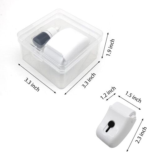 Sonjade Identity Theft Protection Roller Security Stamp, Built in Cutter & Flip Cover Design, Privacy Guard Confidential Data for Your ID, Documents, Labels, Packages, Address, 1 Pack (White) in Kuwait