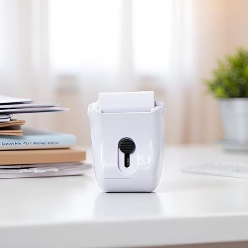 Sonjade Identity Theft Protection Roller Security Stamp, Built in Cutter & Flip Cover Design, Privacy Guard Confidential Data for Your ID, Documents, Labels, Packages, Address, 1 Pack (White) in Kuwait