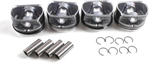 4 Piece Piston And Ring Set 11257589348 Compatible With 2006-2016 R55 R60 Cooper Countryman Paceman N12 N16 Car Engine in Saudi Arabia