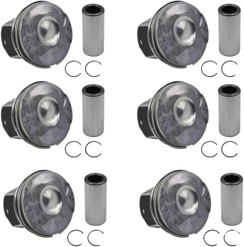 6pcs Piston Rings LR062617 3.0L 306PS AJ126 Engine Compatible With F Pace XE Discovery XF XJ in Kuwait