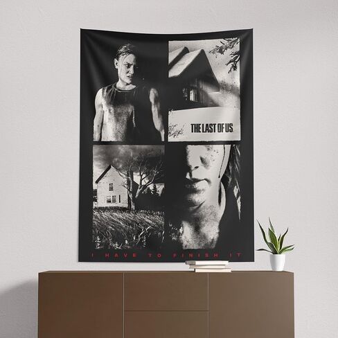 Northwest Playstation The Last Of Us Woven Wall Hanging, Fabric Poster Wall Art, 40x57 inches in Saudi Arabia