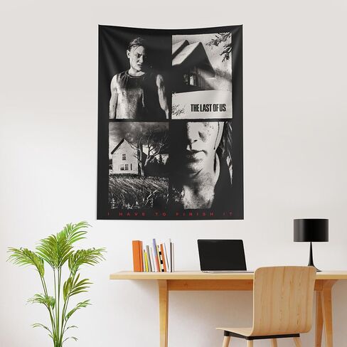 Northwest Playstation The Last Of Us Woven Wall Hanging, Fabric Poster Wall Art, 40x57 inches in Saudi Arabia