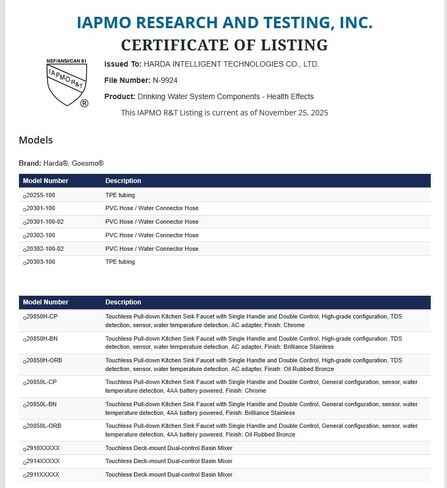 Touchless Smart Bathroom Faucet for 1 or 3 Holes, Automatic Sensor Faucet 1 Handle, Adjustable Cold & Hot Temperature & Water Flow, Short & Long Instruction Modes, Metal Chromed Faucet in Kuwait