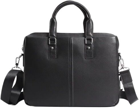 Briefcase for Men Top Layer Cowhide Business Casual Bag Shoulder in Kuwait