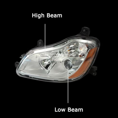 for Kenworth T660 T680 T880 W990 Headlight Assembly Factory Replacement, 9005XS H11 Headlight 6500K White, 4-PACK in Saudi Arabia