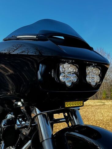 Custom Dynamics Shark Demon 2 LED Headlight Kit for Road Glide Motorcycles in Saudi Arabia