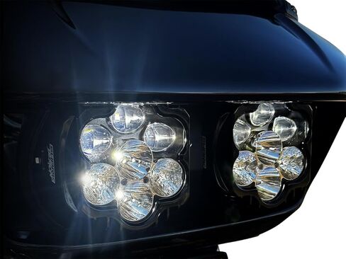 Custom Dynamics Shark Demon 2 LED Headlight Kit for Road Glide Motorcycles in Saudi Arabia