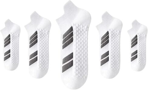 Unisex Low-Cut No-Show Sports Socks, 5/10 Pairs Anti-Slip Thickened Wear-resistant Unisex Sports Socks for Women and Men in Saudi Arabia
