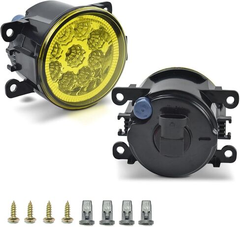 مجموعة مصابيح الضباب متوافقة مع مصابيح الضباب Acura TSX RDX ILX TL 2010 2011 2012 2013 2014 2015 2016 2017 2018، مصباح القيادة الممتص للصدمات عدسة شفافة، أصفر ذهبي، سطوع 300%، حزمة من 2 in Saudi Arabia