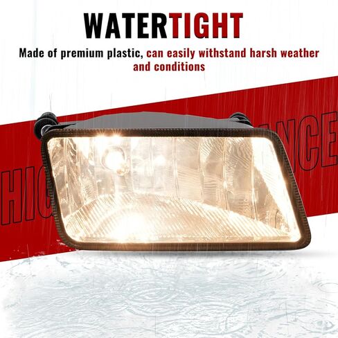 HECASA Right Fog Light Compatible with 2006-2010 Mercury Mountaineer Front Bumper Fog Lamp Clear Lens Passenger Side Replacement for 6L9Z15200AA in Saudi Arabia