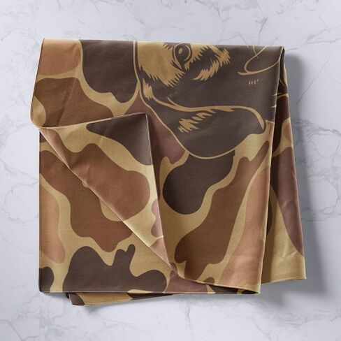 Manfei Vintage Brown Camo Tapestry Hunting Camouflage Duck Hunters Wall Hanging,Dog and Duck Wall Blanket Home Artwork,Kids Boy Girls Room Decor,Medium 59.1 x 59.1 Inches in Saudi Arabia
